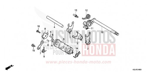 GEARSHIFT DRUM CRF100FC de 2012